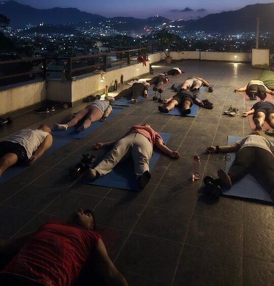 Fitness Lab rooftop activity